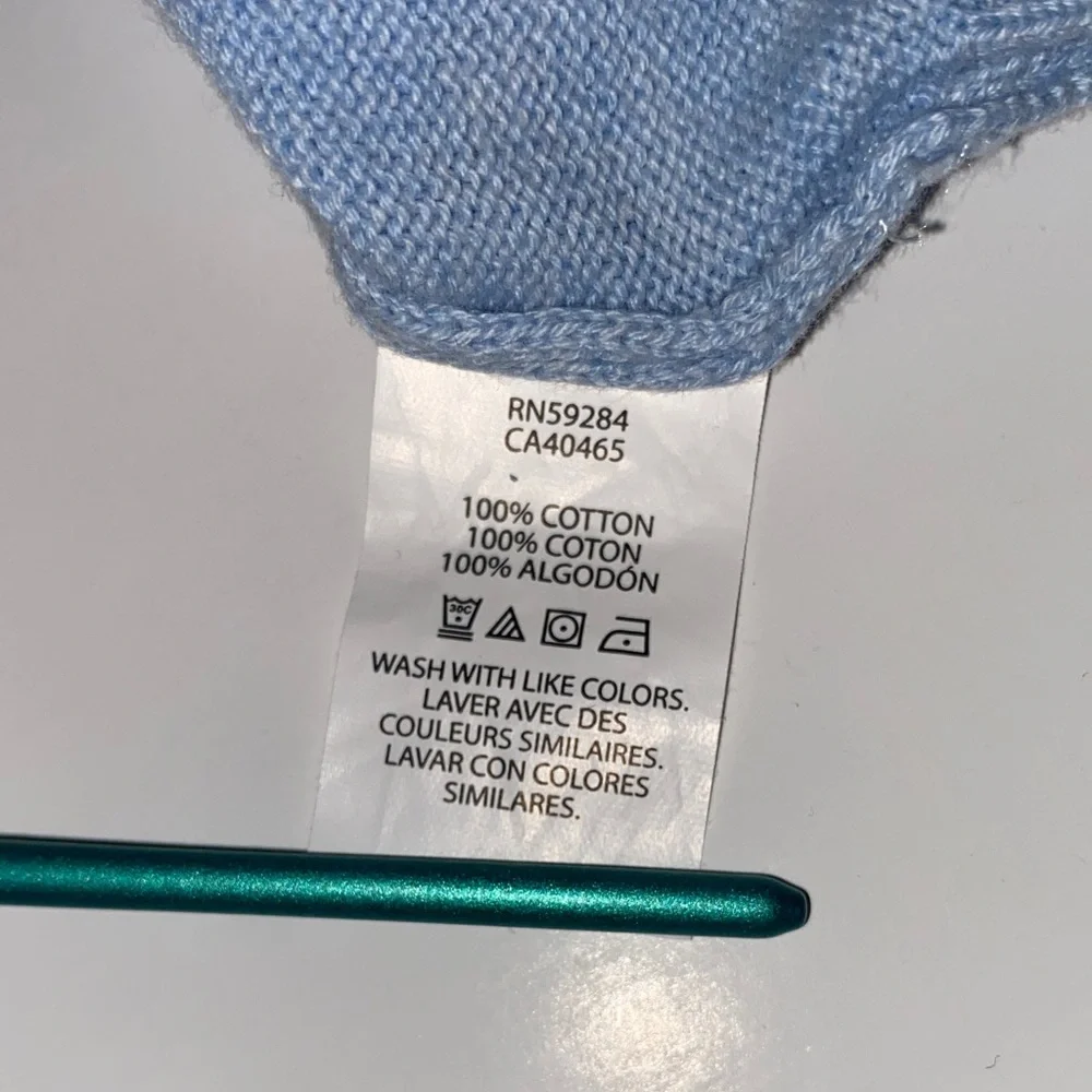 The Children's Place Pale Blue V-Neck Knit Sweater